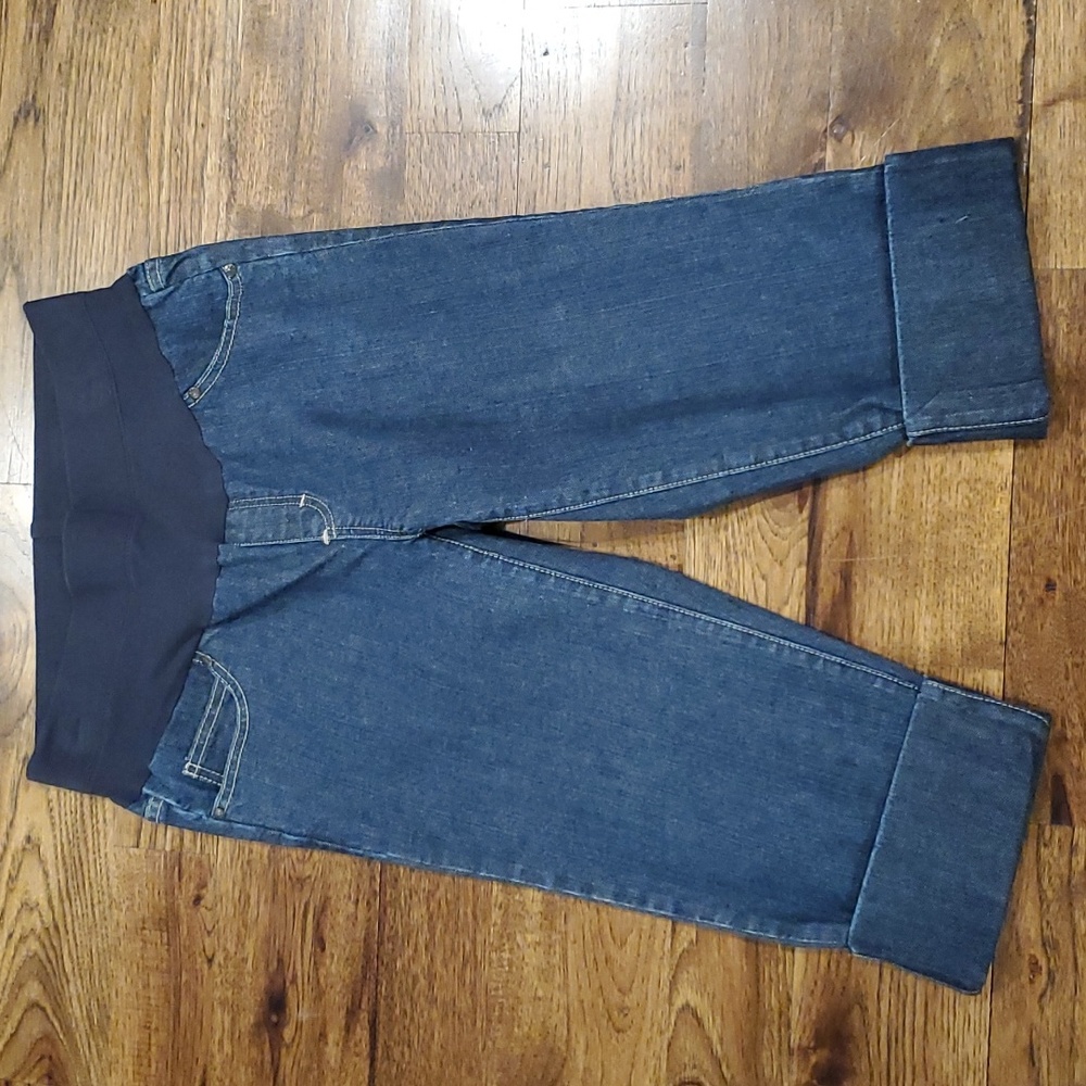 Womens Motherhood maternity capri jeans size S